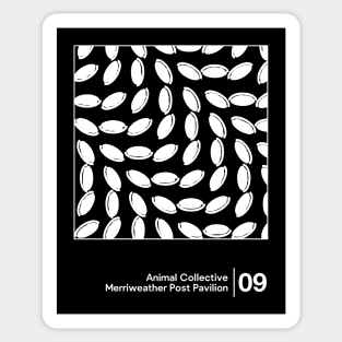 Animal Collective / Minimal Graphic Design Tribute Sticker